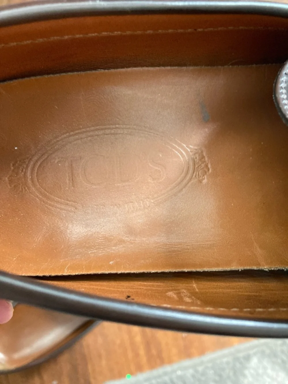 Tod’s Men's Brown Leather Slip-On Loafers Sz 7